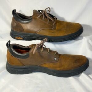 Skechers Goodyear relax fit Men's Brown Leather Shoes size 13